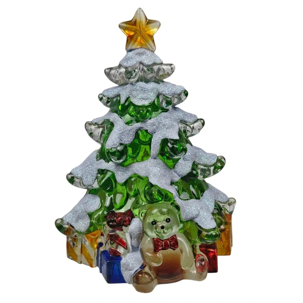 Christmas Tree Night Light‎ Teddy Bear Gifts Plug In Holiday Decor